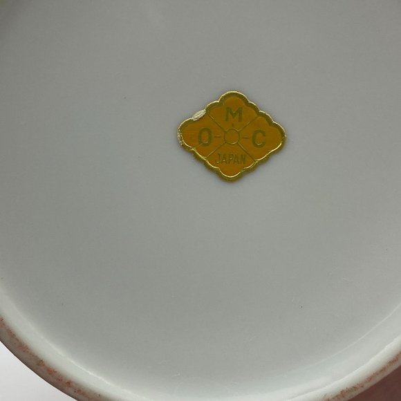 Vintage MCM coffee set Japan red white OCM coffee pot six cups ceramic - Picture 8 of 12